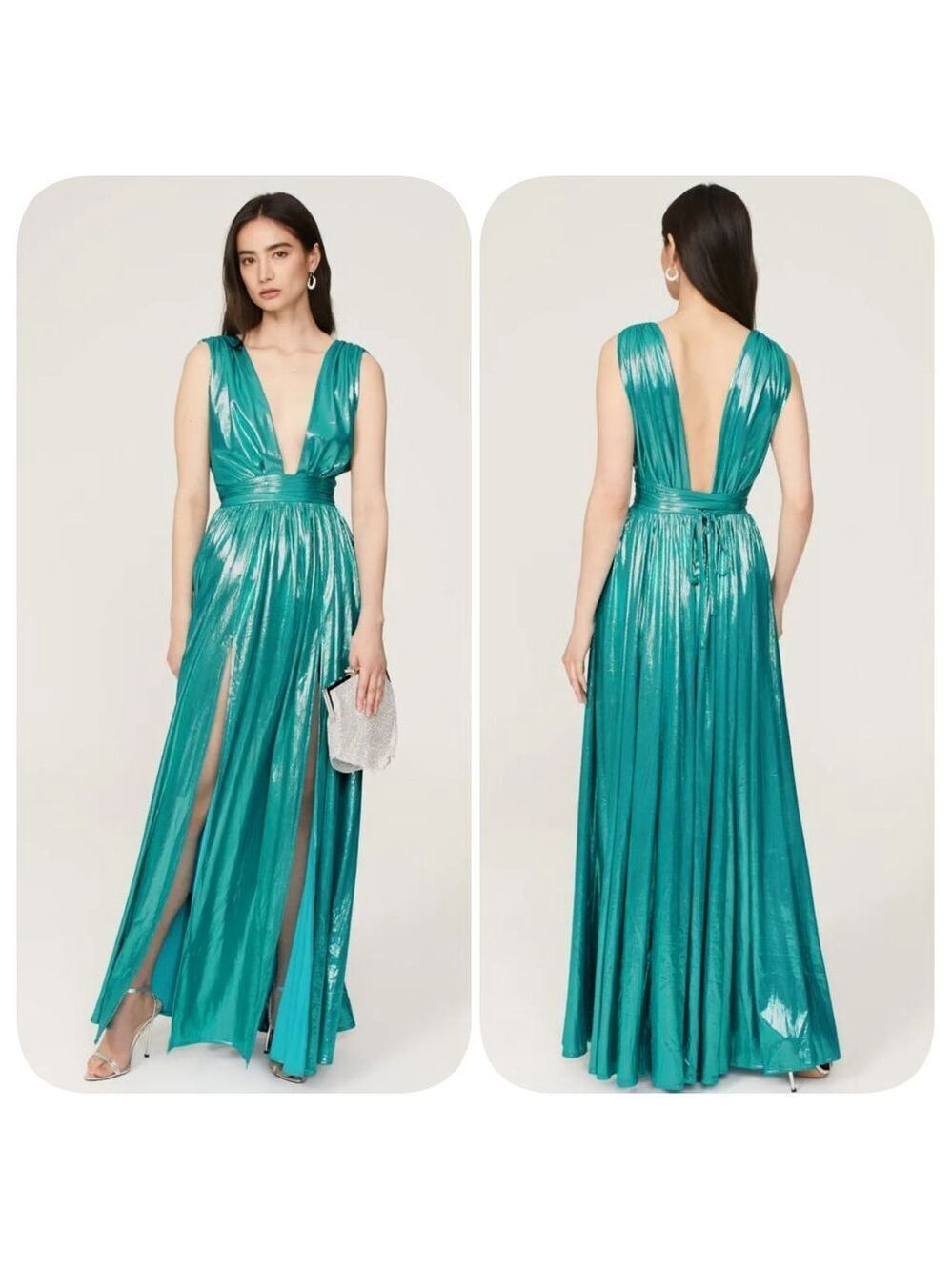 Bronx and Banco Romi Metallic Gown Sz M